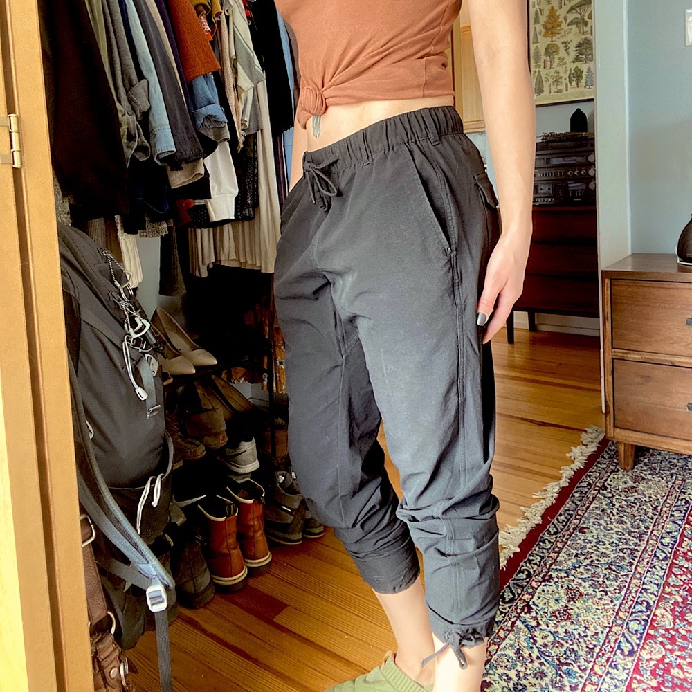 Coalatree Trailhead Pant Black Slim Fit Size S